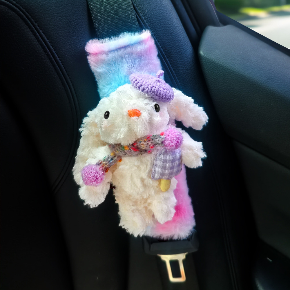 Funda Protectora de Peluche para Cinturón de Seguridad 1 Par de Peluche para Auto