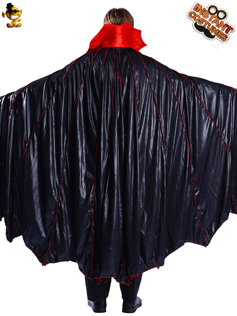 Vampiro de los hombres adultos ropa fiesta Halloween Cosplay traje la etapa