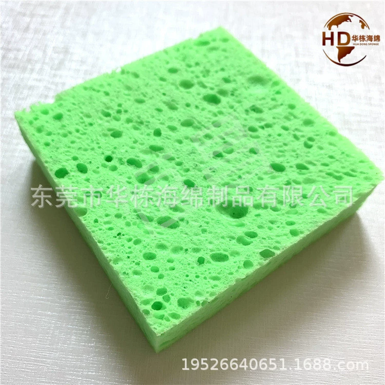 Фабрика-поставщик посудной губки для мытья посуды Amazon Kitchena Cleaning Wood Pulp Sponge Degreasing Dishwashing Wood Pulp Cotton