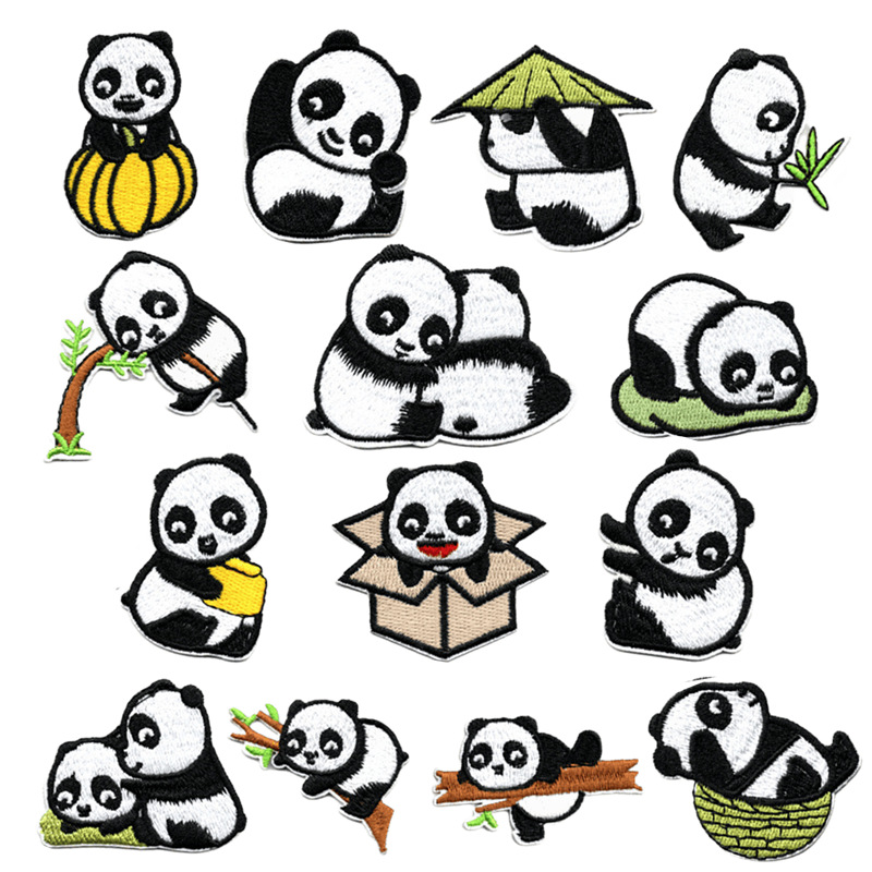 卡通布贴小熊补丁贴补裤子破洞装饰贴羽绒服修补贴刺绣贴布小熊头