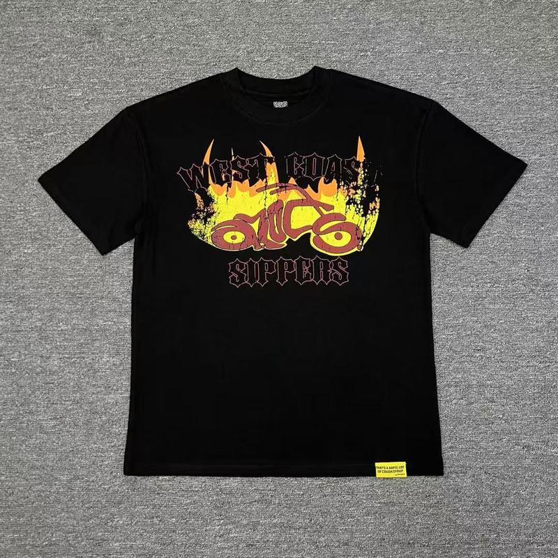 国境を越えた貿易のトレンドブランド THAT'S A AWFUL LOT OF COUGH SYRUP ゆったり男女兼用半袖Tシャツ|undefined