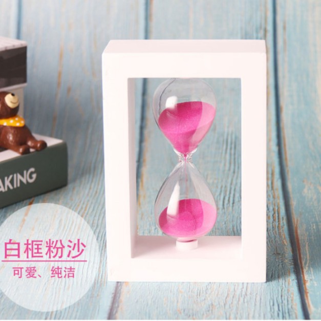 Colorido arena reloj de arena temporizador tiempo 5/10/15/30 minutos hogar creativo personalizado simple moderno regalo