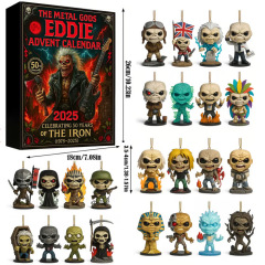 24 Days * Eddie Advent Calendar 2025圣诞节乐队挂件降临节日历