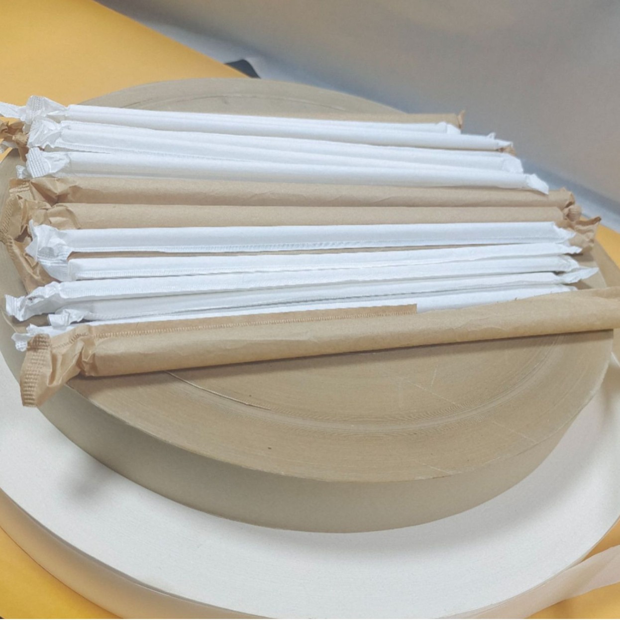 吸管包装纸筷子牙签一次性用品厂家直供环保可降解包装可沟通尺寸