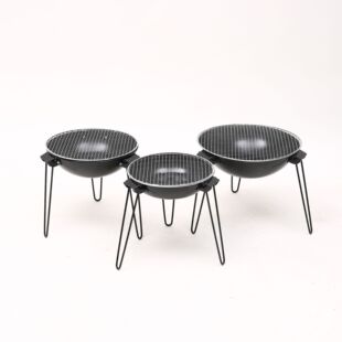 Encircling Stove Tea Barbecue Indoor Outdoor Barbecue Grill Camping Household Barbecue Portable Barbecue Barbecue Carbon Grill