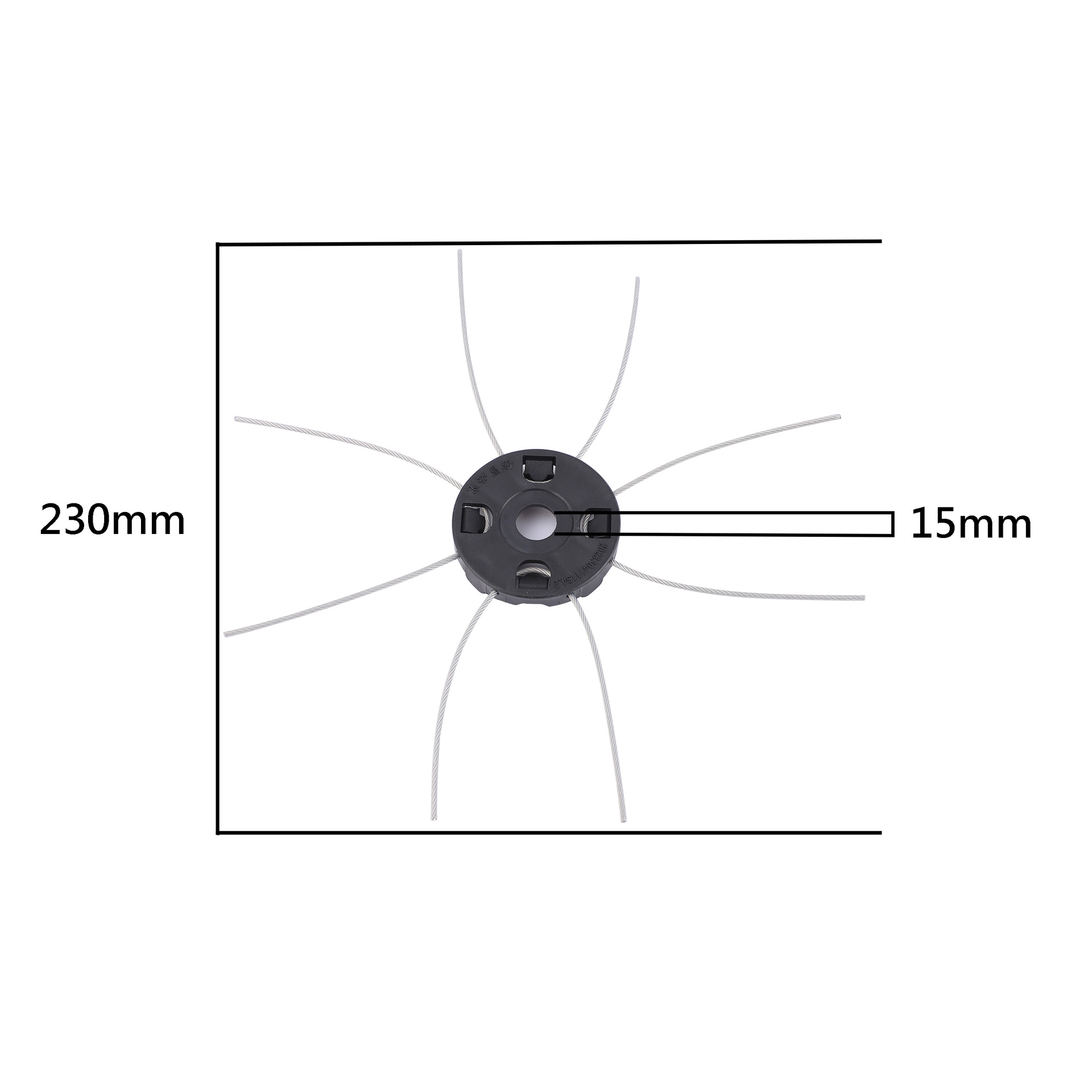 리튬 배터리 브러시리스 4가닥 잔디 트리밍 헤드
