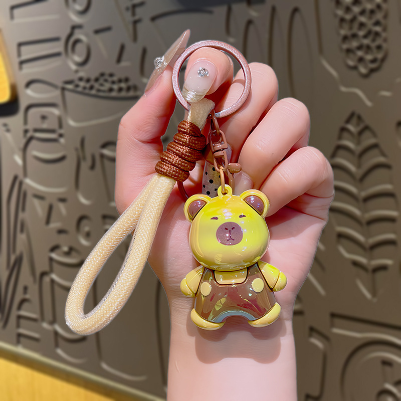 新しいカピバラシリーズ人形キーホルダーペンダントクリエイティブカピバラキーチェーンカップルバッグペンダント卸売|undefined