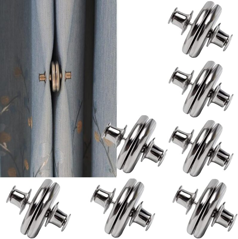 Curtain Anti-Light Leakage Magnetic Buckle Invisible Blackout Shower Curtain Closing Artifact Gap Cannot Be Pulled Tightly Strong Closing Buckle