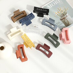 国境を越えたアマゾンの新型プラスチックの小さいサイズのつや消しの髪は韓国式の髪をつかみます。