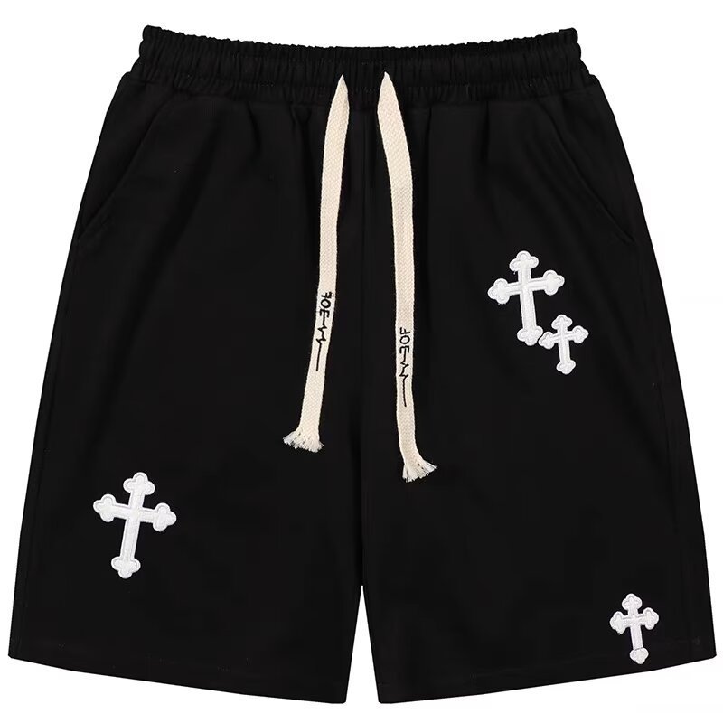 Ropa de verano pantalones cortos casuales masculinos de la marca de moda INS explosivos tendencia de ocio relajado pantalones medianos fuera de la versión coreana de pantalones de cinco puntos