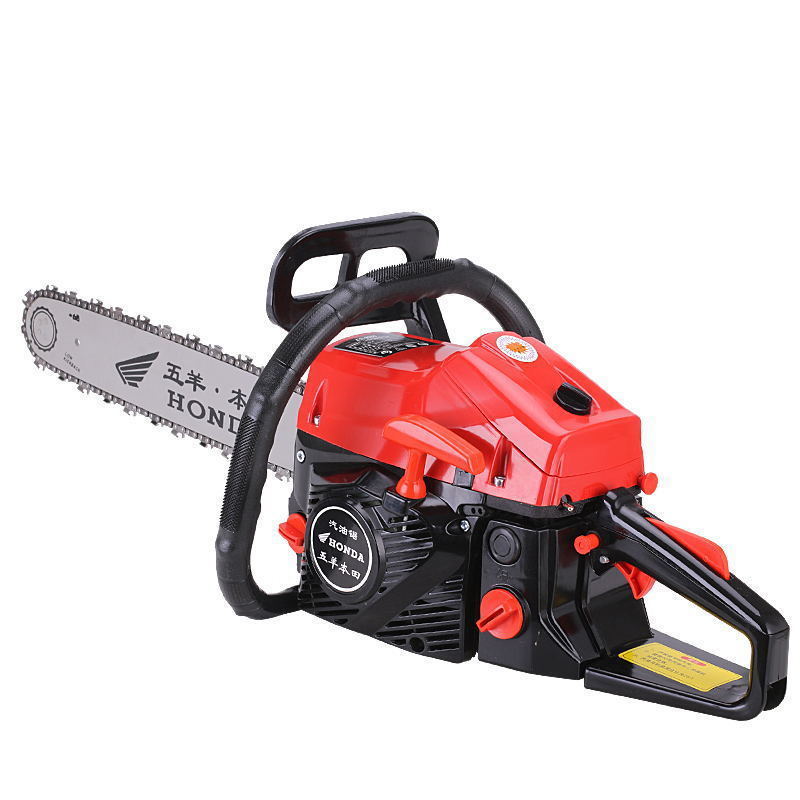 五羊本田汽油锯大功率油锯汽油锯伐木锯易启动进口链锯多功能砍树