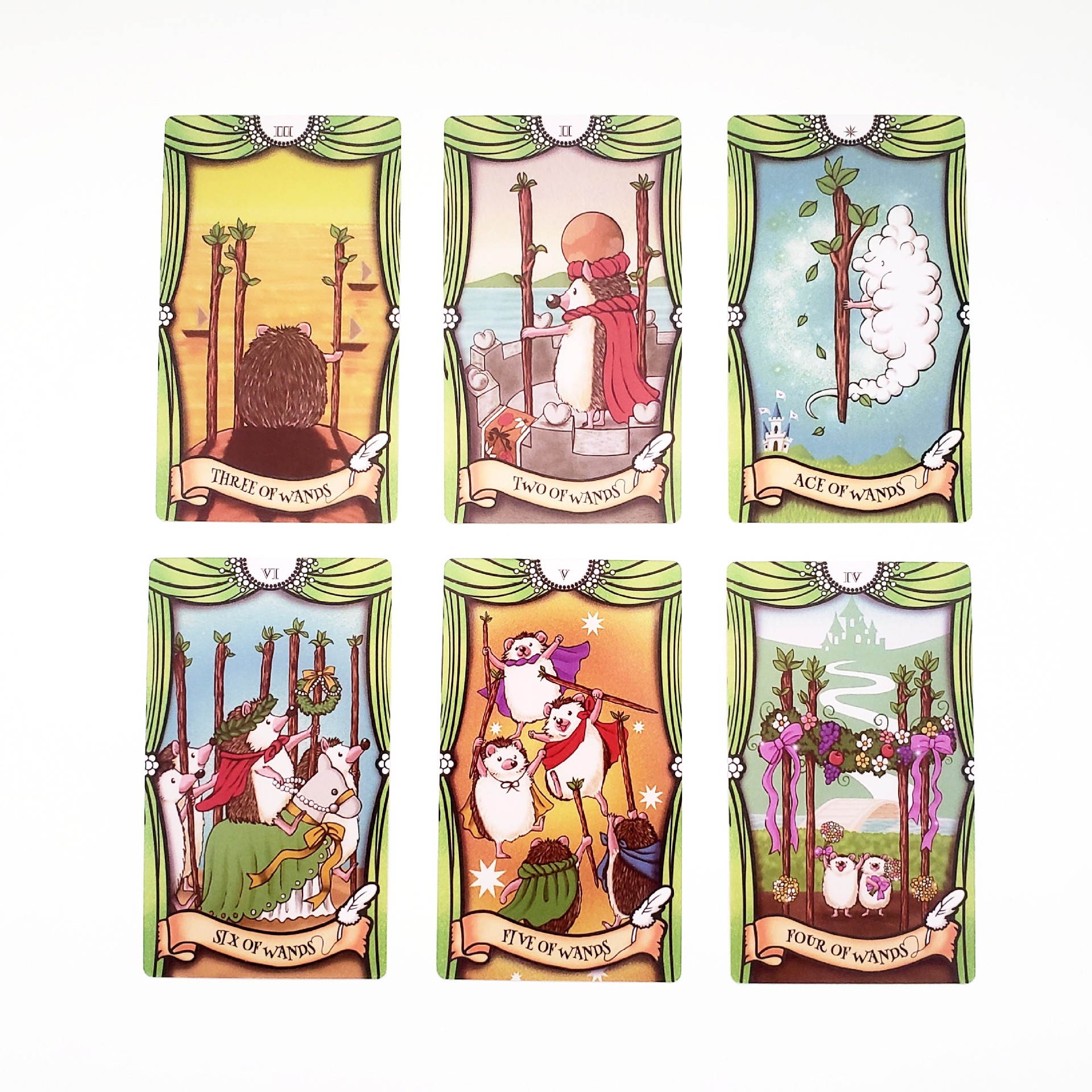 Hedgehog Tarot Board Game For Party Fun_voghion.com