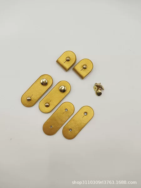 PU leather handle strap bag strap, direct from manufacturer, new product, multi-color, strong load-bearing capacity, gold color