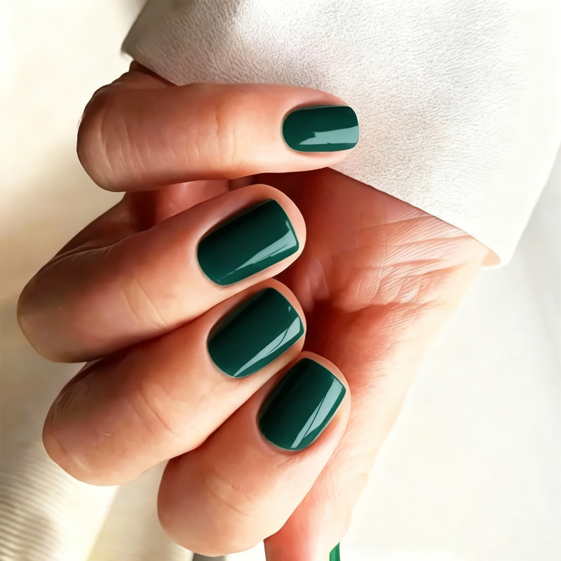 Wholesale Nail Art Wearable Nails Short Nail Pieces Green Nails Fresh Style Cross-Border Direct Sale Nails Ins Style Wholesale Nail Art Wearable Nails Short Nail Pieces Green Nails Fresh Style Cross-Border Direct Sale Nails Ins Style
