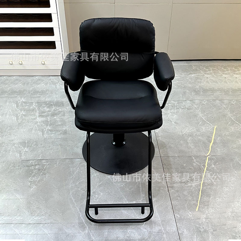 Línea famosa nueva silla de peluquería salón de peluquería de alta gama silla de permeación especial puede elevar la silla de fábrica de peluquería