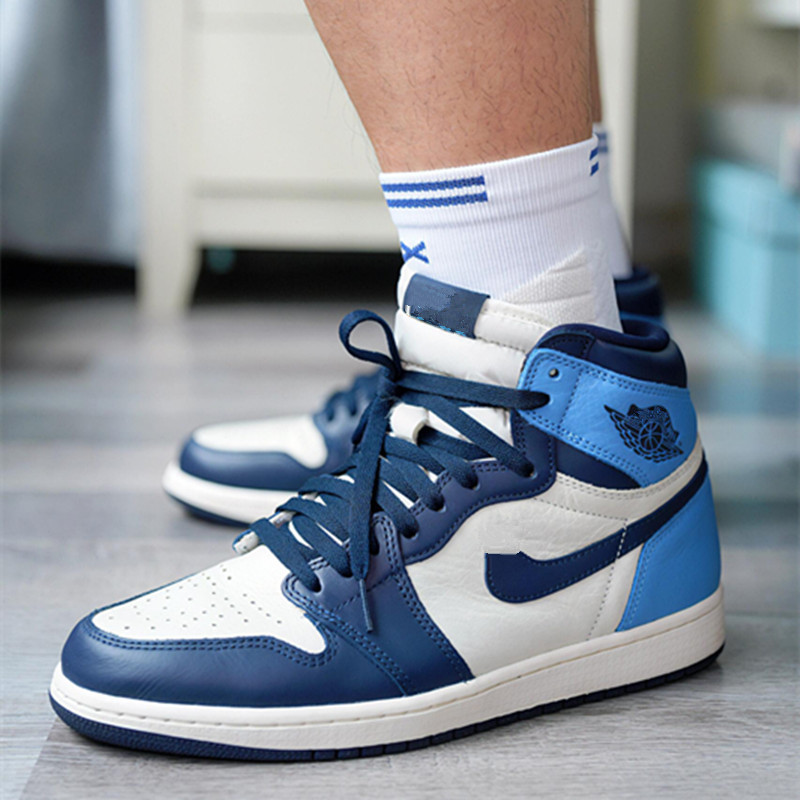 Putian nuevo aj1 de alta altura zapatos de cuero para hombres zapatos de otoño zapatos deportivos para mujeres zapatos de skate para hombres