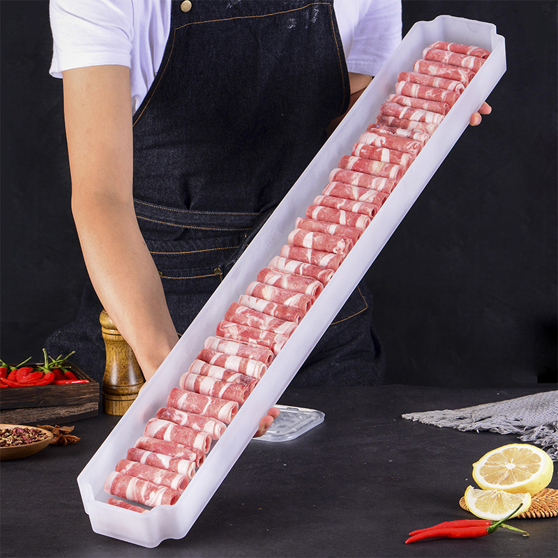 亚克力磨砂透明新京熹铜火锅涮肉餐具特色牛羊肉卷菜盘五格拼盘