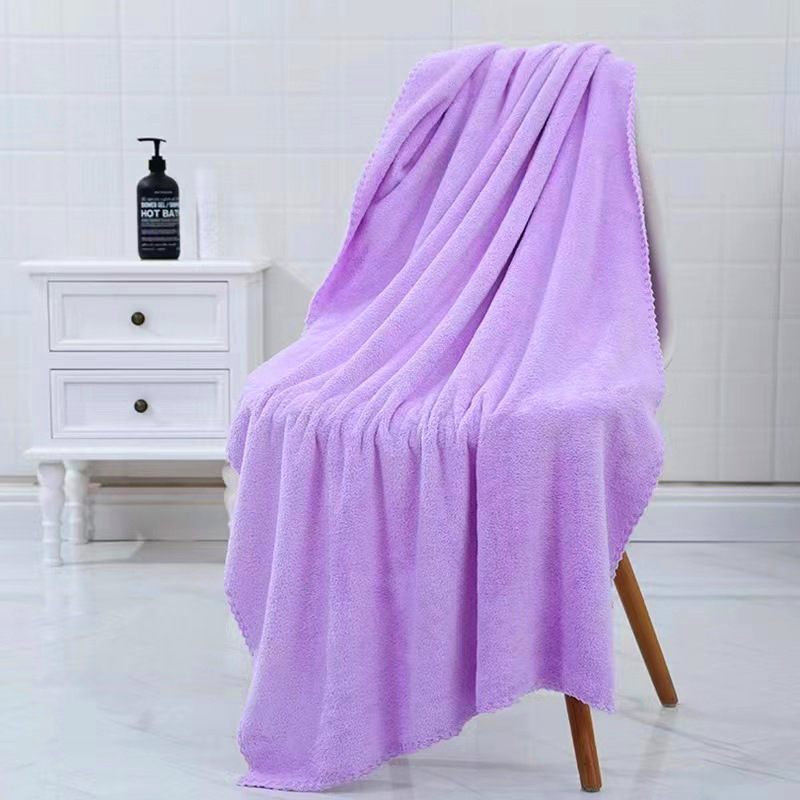 coral beach bath towel for home use