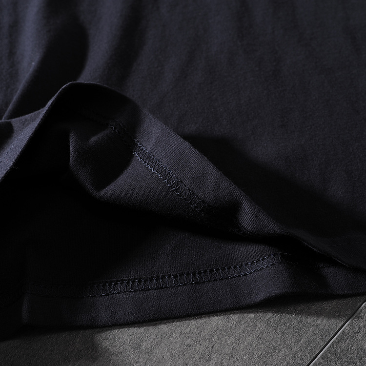 Modern banner spring/summer American retro click simple water wash print men's round-neck short-sleeved T-shirt M612 34