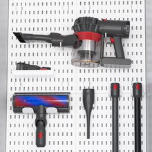 Punch Free Wall Pegboard Vacuum Cleaner Tools Storage.