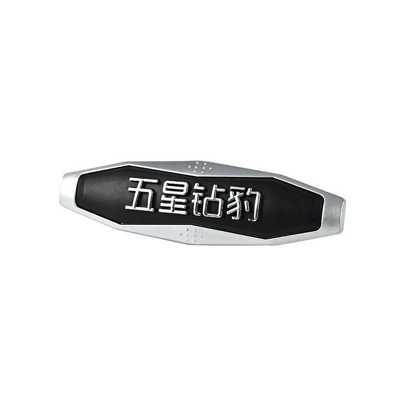 金属看板フレームコミュニティナンバープレートプラスチック広告看板ロゴ印刷可能なヘッド装飾ロゴ卸売|undefined