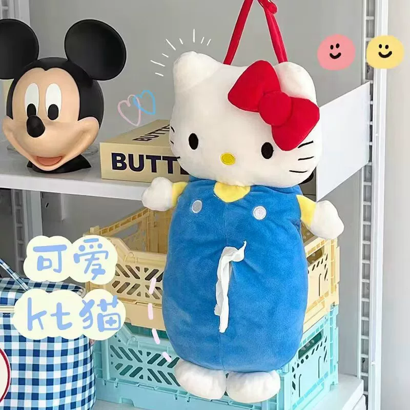 Hello Kitty, милые салфетки для авто, сумка для хранения