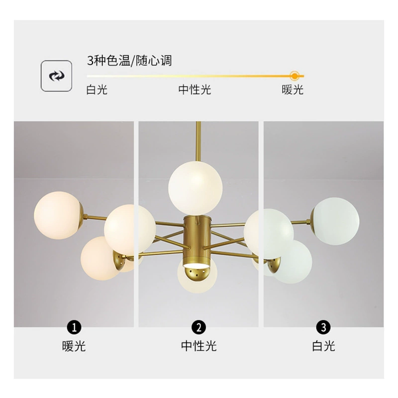 LED-потолочная лампа для спальни, свет в гостиной