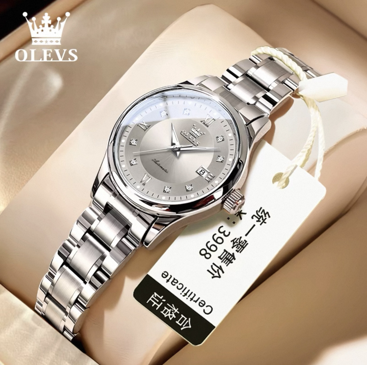 New Fully Automatic Mechanical Watch for Women Niche Accessible Luxury High-End Waterproof Women's Watch Genuine Brand Chinese Valentine's Day Gift for Wife