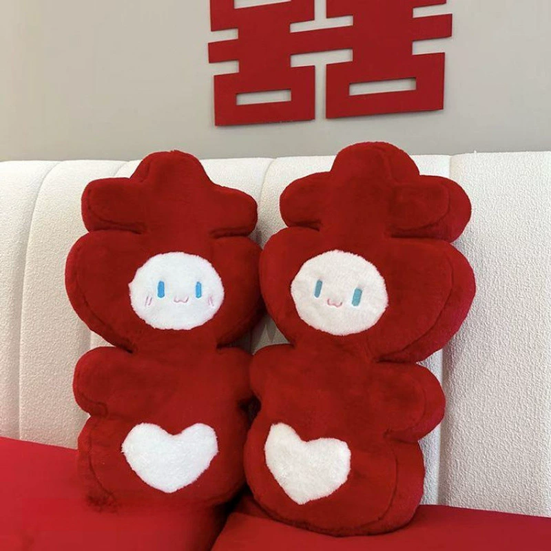 Пара кукол-кроватей с свадебными словами, подушки, куклы, свадебные куклы, принадлежности для украшения свадебной комнаты, свадебные подарки для молодоженов.