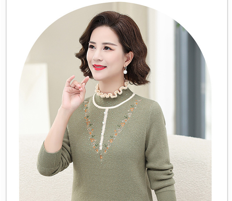 E5899 940K ÁO LEN NỮ TAIRYA MÙA XUÂN THU ĐÔNG TRUNG NIÊN DÀY ẤM THỜI TRANG NỮ G03 SẢN PHẨM MỚI
