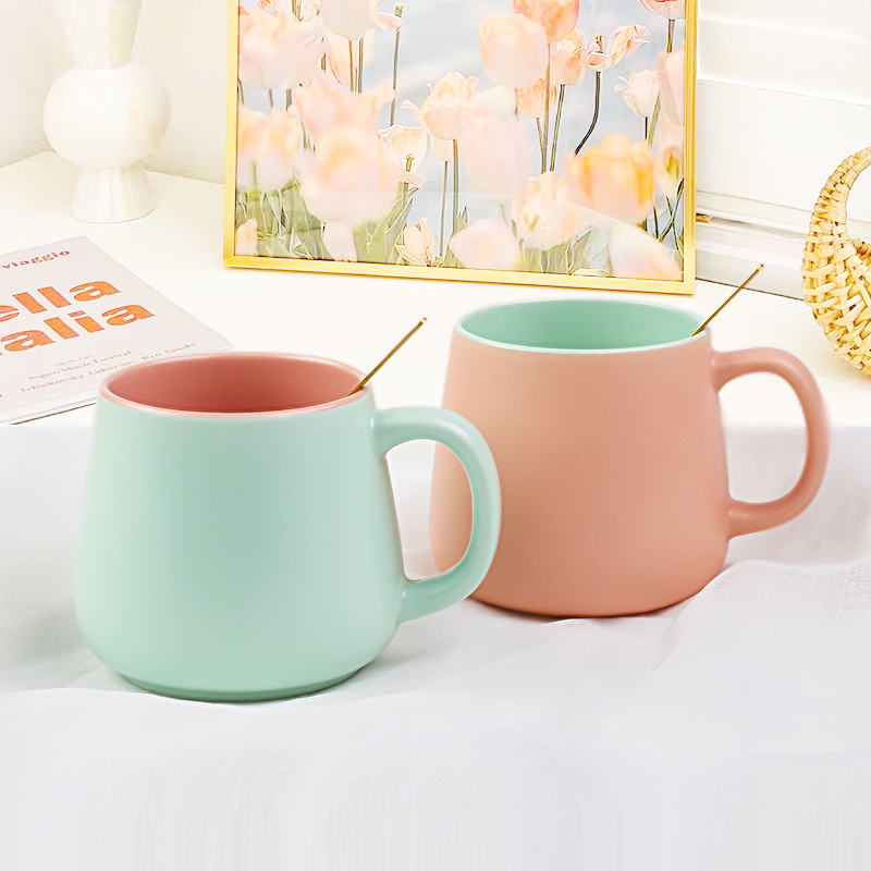Taza de Cerámica para Pareja Cerámica Decorativo para El Hogar