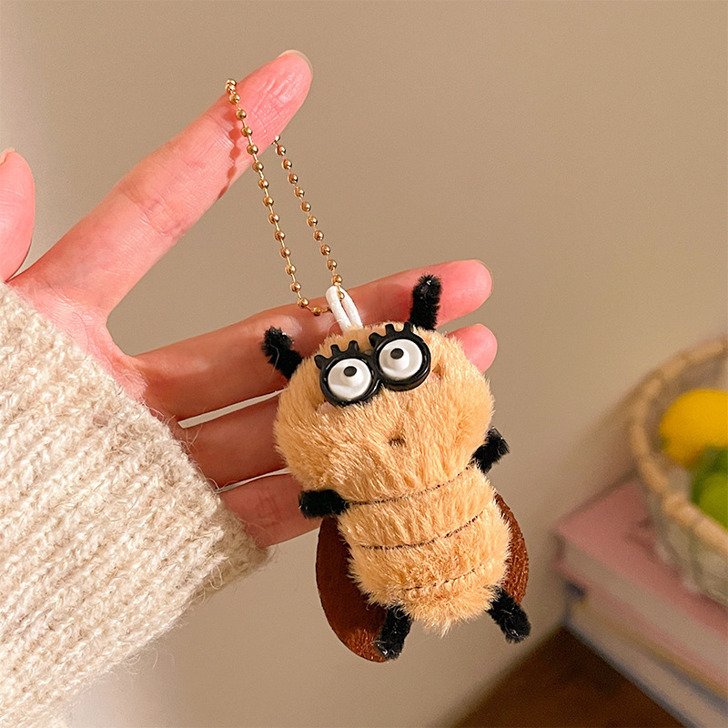 かわいいぬいぐるみ車のキーホルダー、キーチェーン、バッグの飾り、ちょっとしたギフト、子供向け遊園地の小さな人形|undefined