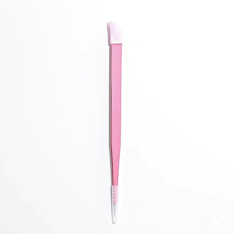 Fuchsia silicone tweezers