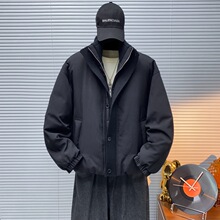 2025新款时尚原创设计男士休闲时尚新国标90白鸭绒羽绒服外套男潮