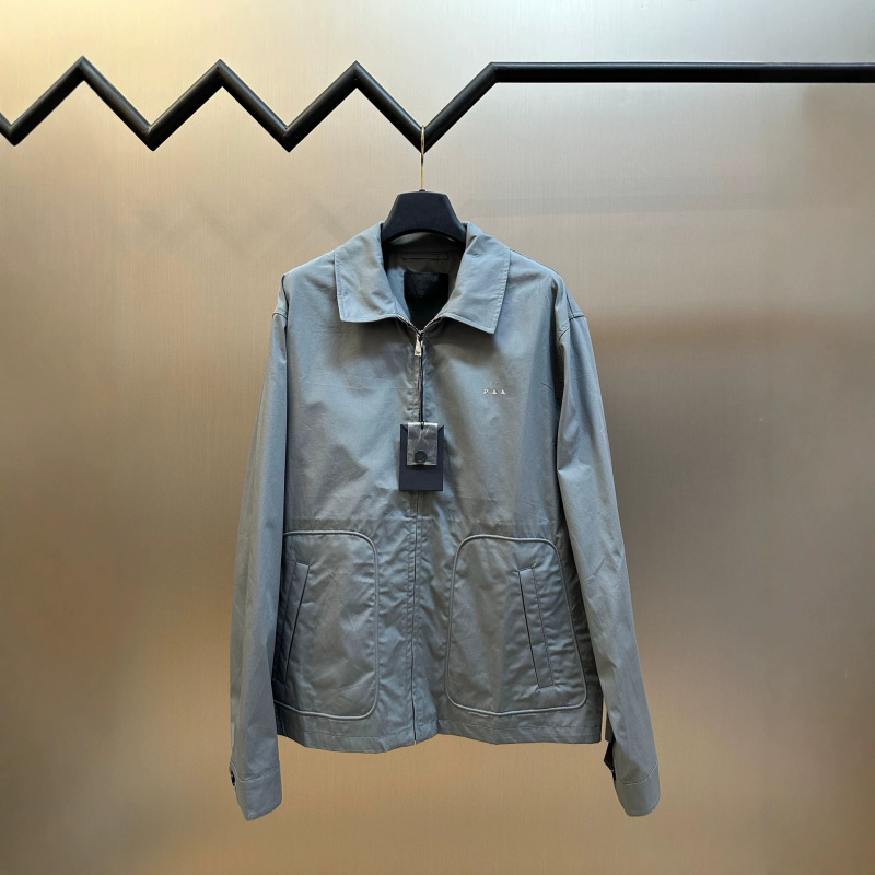 P Home Decor Embroidered Tech Cotton Jacket, P Home's High-Quality Classic Harren British Style Gentleman's Jacket