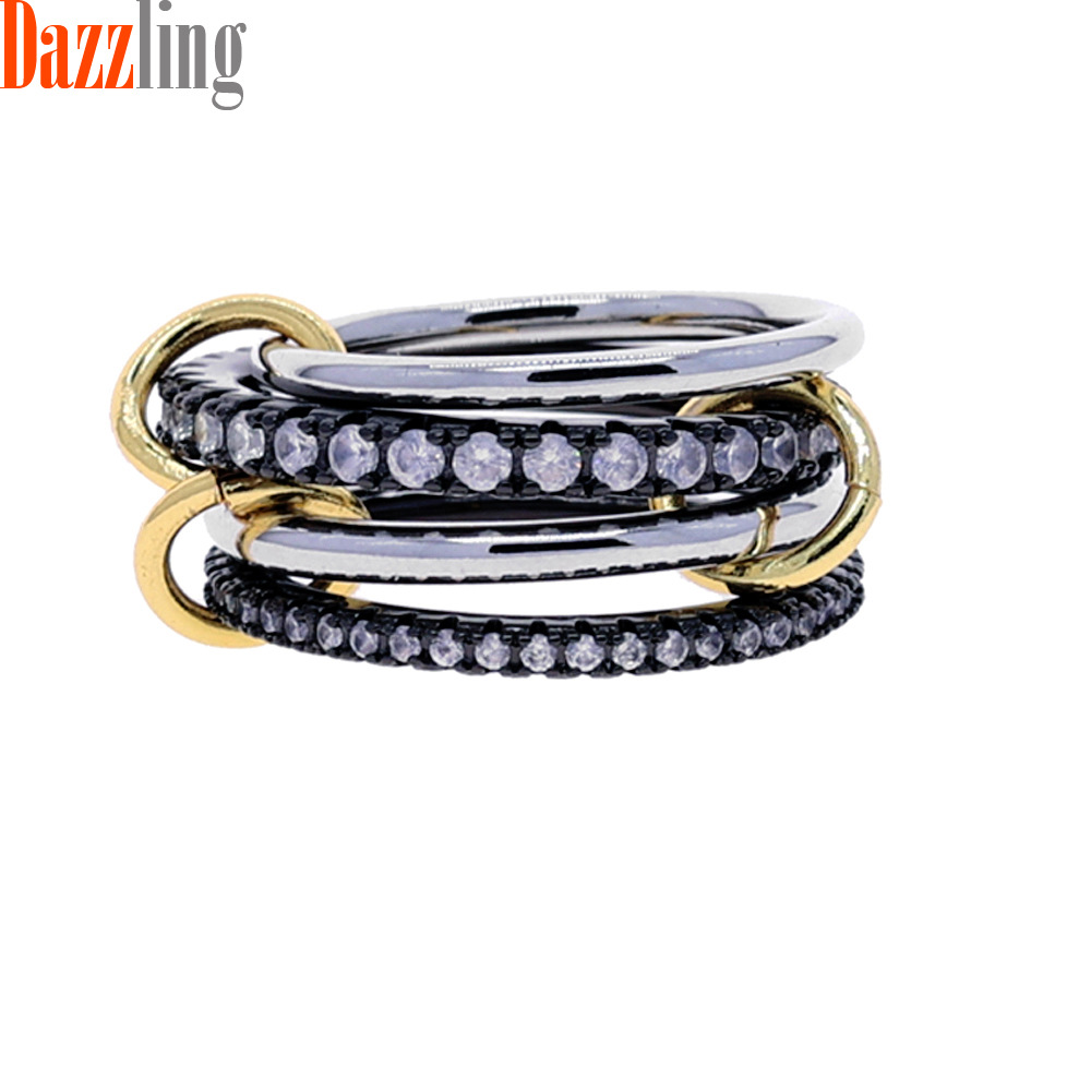 Damen Ring Set Mit Zirkonia Steinen Modisches Accessoire_voghion.com