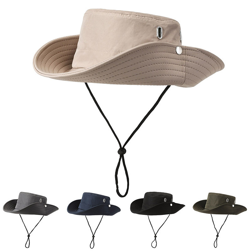 Breathable summer travel climbing sun hat to go out for men and…