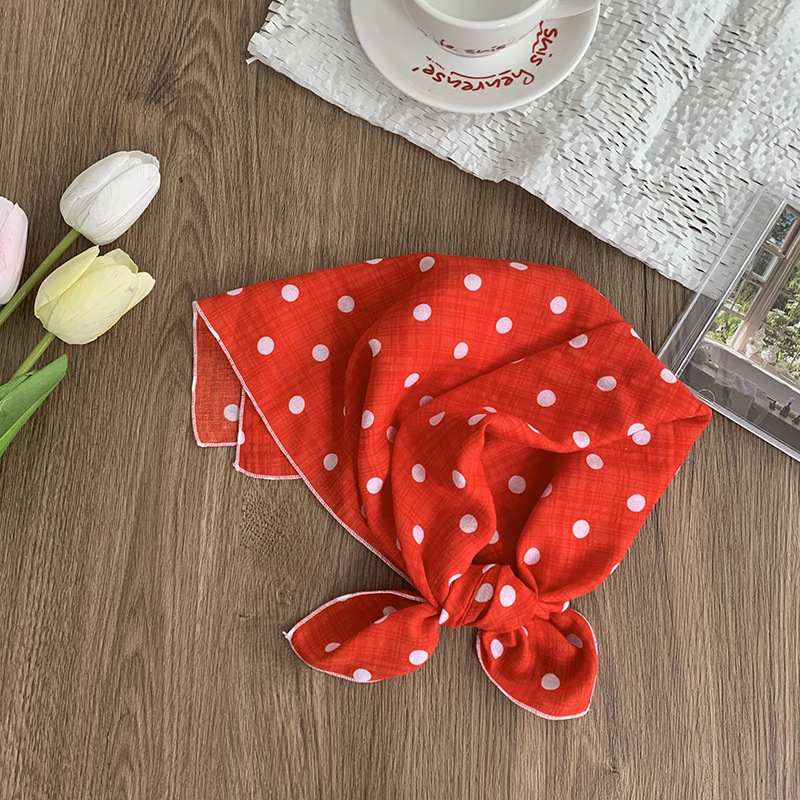 55 pañuelo japonés de algodón y lino, bufanda de seda floral de todo fósforo de verano y otoño, bufanda cuadrada pequeña con cuello, bufanda decorativa fresca fina para mujer