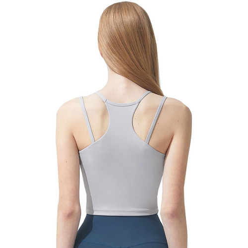  Korean version of sports fitness vest for women, high-waisted, chest-wrapped, shock-proof, quick-drying, yoga, Pilates training sling, dropshipping