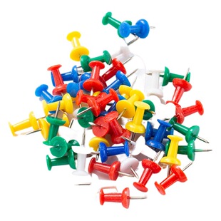 Yiwu Amazon specializes in short needle 8mm I-shaped nail I-shaped nail plastic thumbtack press nail bulk