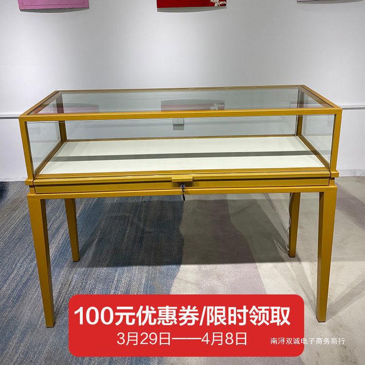 首饰珠宝柜钢化玻璃铁艺不锈钢展示陈列架玉器项链耳环台
