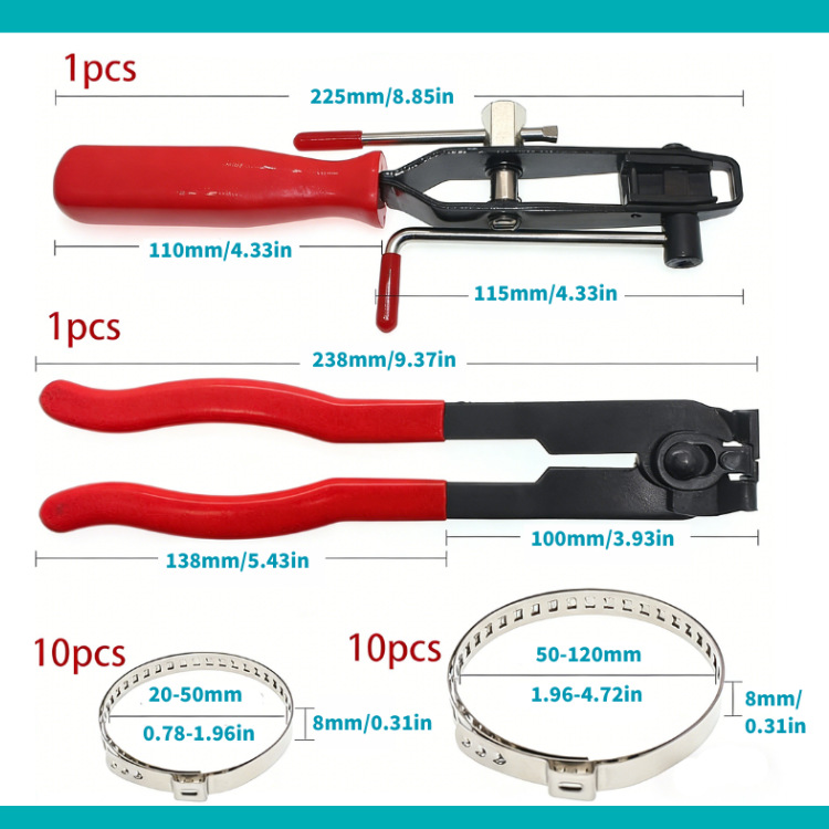 Exhaust Pipe Hanger Ball Cage Clamp Auto Repair Tool Dust Cover Pliers