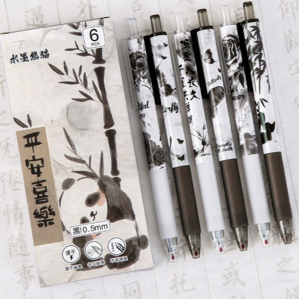 Caricatura adorable Panda Post-it - Notes Estudiantes Temporada escolar DIY Papelería Pequeños regalos de alto valor facial Paquete de regalo para niños