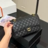 Black (caviar leather, gold label)