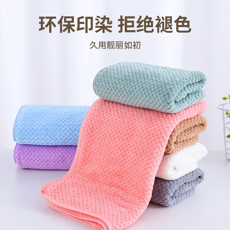 Новое высококачественное коралловое банное полотенце с узором «Ананас», впитывающее, для дивана, пляжа, унисекс, большое