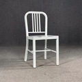 美式海军椅工业风咖啡椅餐椅铁艺海军椅金属铁艺靠背铁皮椅