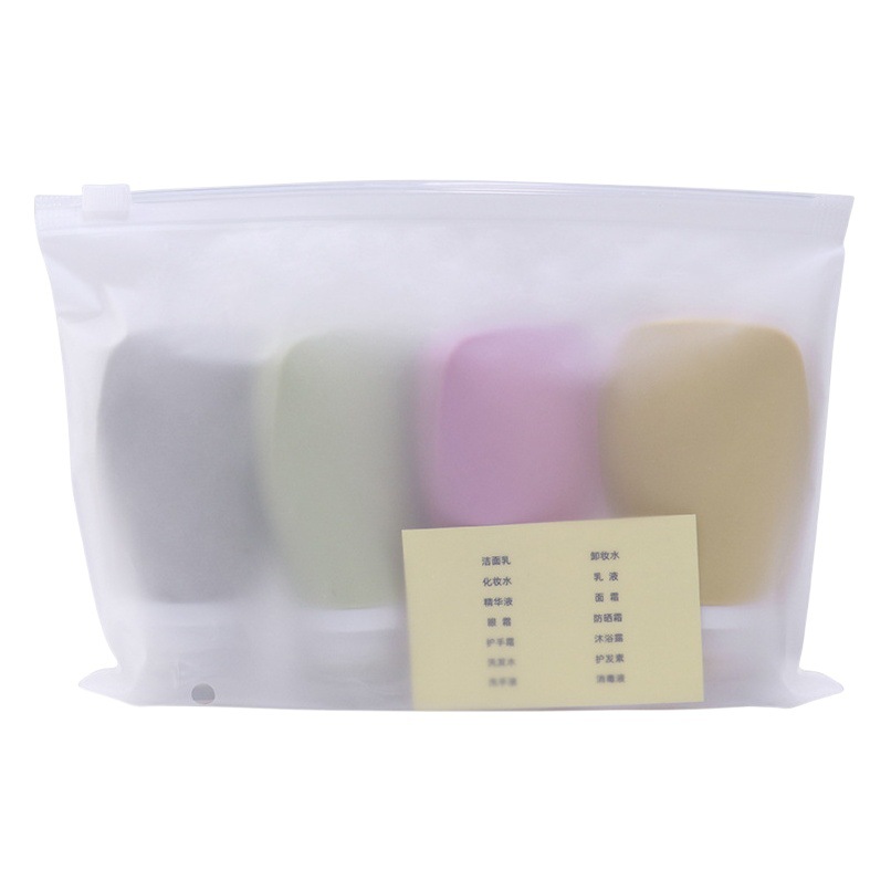 Food Grade Travel Dispensing Bottle Squeeze Lotion Bottle Portable Shampoo Skin Care Product Silicone Leak-Proof Bottle Portable