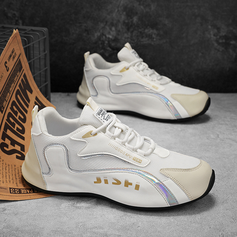 Los hombres se pueden usar en las cuatro estaciones 2025, transpirables y cómodos, nuevos zapatos deportivos casuales de moda de todo fósforo para hombres