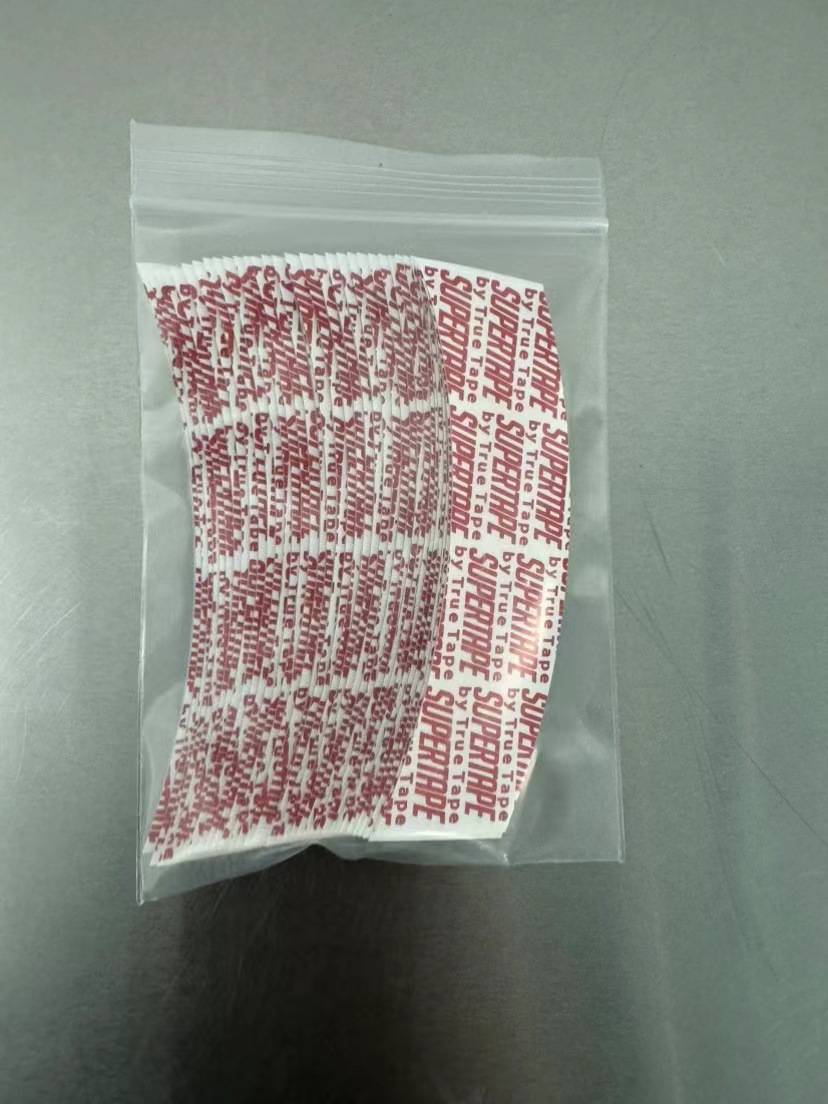 Peluca súper tape pegamento de doble cara pegamento blanco tejido peluca de recabello adhesivo de doble cara transpirable de alta viscosidad