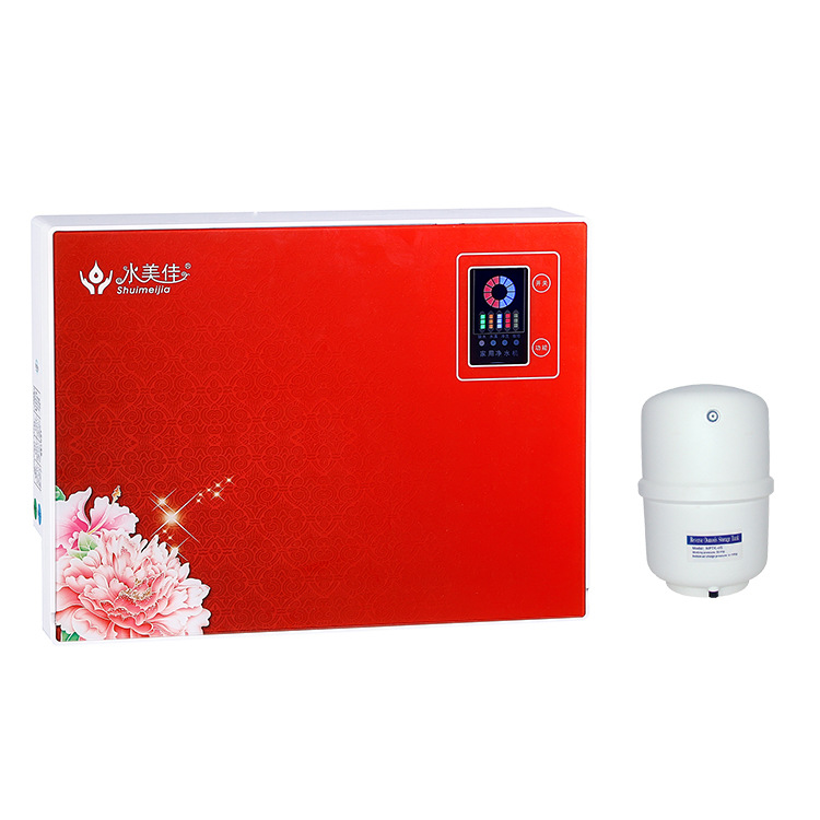 Water Purifier for Home Use, Aomeijia Ro Reverse Osmosis Pure Water Machine, 500g High Flow Dual Outlet Machine, Instant Filtration Wall-Mounted Type